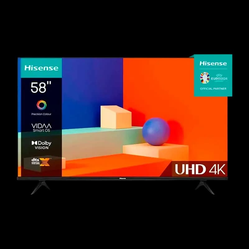TV Hisense Smart 58 pulgadas 58A6K OS VIDAA UHD | 4K - TV-32