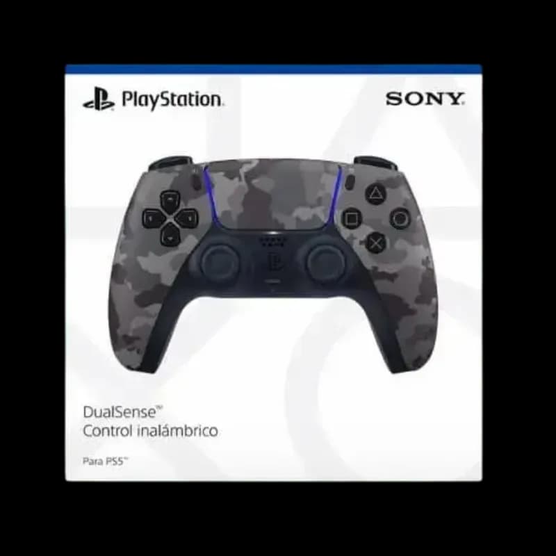 Control para PS5 Dualsense Gris Camuflaje - PST-18