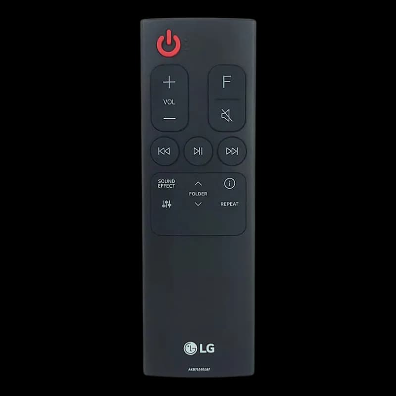 Control Remoto Original LG AKB75595361 para Barras de Sonido - REP-2129