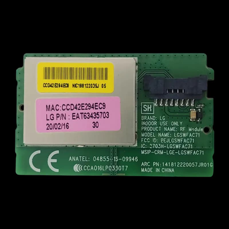 Módulo WiFi LG EAT63435703 - REP-2065