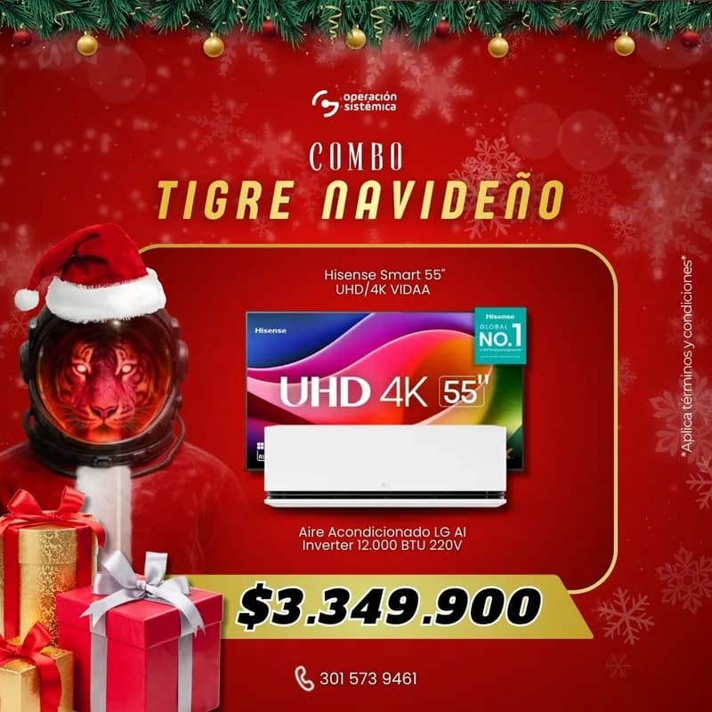 Combo Tigre Navideño - Operación Sistémica - CB-16