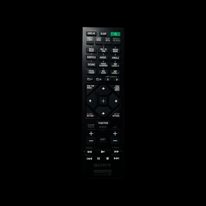 Control Remoto 149344811 Compatible con Equipo de Sonido Sony MHC-V43D MHC-V73D - CR-223
