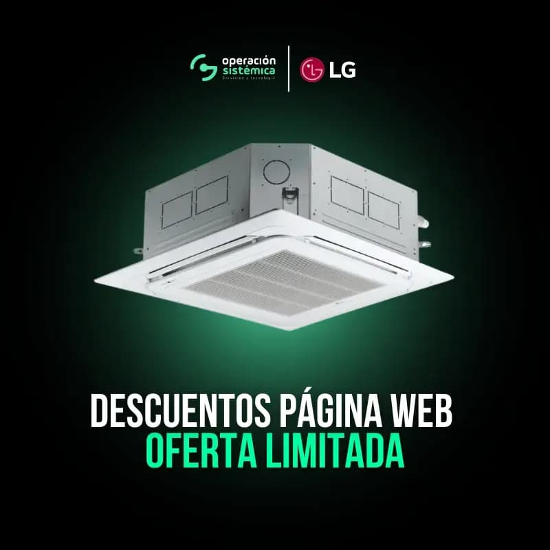 Aire Acondicionado LG Cassette Inverter 36000 BTU - AC-68