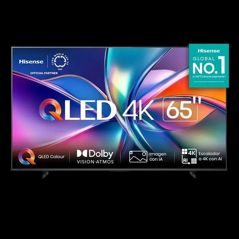 Televisor Hisense Smart 65" QLED/4K VIDAA 60Hz 24W 65Q6QV - TV-91