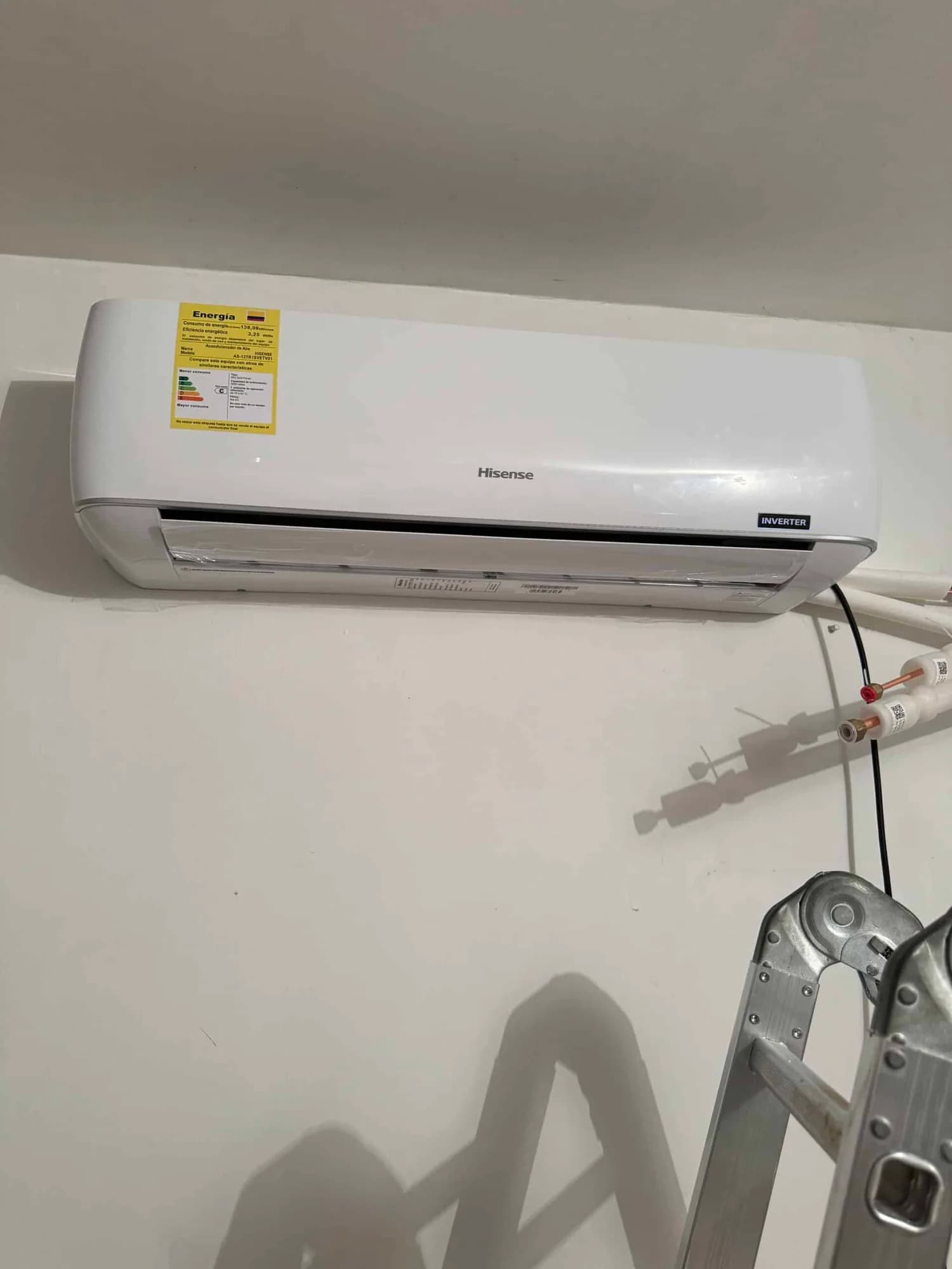 Instalación de aire acondicionado en vivienda