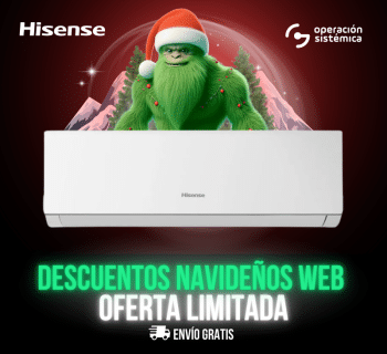 Aire acondicionado hisense brissa convencional, en operación sistémica todo al mejor precio.