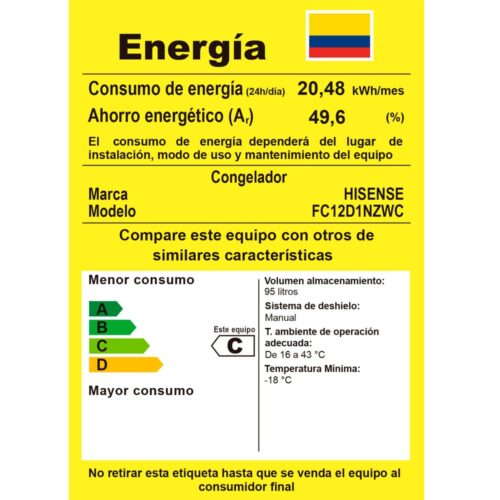 consumo Congelador Horizontal 95L HISENSE características, opiniones sobre Congelador Horizontal 95L HISENSE, mejores precios de Congelador Horizontal 95L HISENSE, comparativas de Congelador Horizontal 95L HISENSE, ofertas en Congelador Horizontal 95L HISENSE, dónde comprar Congelador Horizontal 95L HISENSE, reseñas de Congelador Horizontal 95L HISENSE, descuentos en Congelador Horizontal 95L HISENSE, especificaciones técnicas de Congelador Horizontal 95L HISENSE, garantía para Congelador Horizontal 95L HISENSE