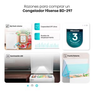 Congelador Hisense Horizontal Dual 297 Litros características, Congelador Hisense BD297 FC39D1NZWC opiniones, mejor precio Congelador Hisense 297 Litros Blanco, Congelador Hisense Horizontal Dual comparativa, Congelador Hisense 297 Litros ofertas, Congelador Hisense Horizontal Dual dónde comprar, reseñas de Congelador Hisense BD297 FC39D1NZWC, descuentos en Congelador Hisense 297 Litros, especificaciones técnicas de Congelador Hisense BD297, garantía de Congelador Hisense Horizontal Dual 297 Litros Blanco.