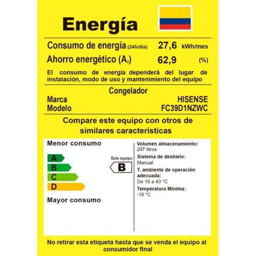 consumo Congelador Hisense Horizontal Dual 297 Litros características, Congelador Hisense BD297 FC39D1NZWC opiniones, mejor precio Congelador Hisense 297 Litros Blanco, Congelador Hisense Horizontal Dual comparativa, Congelador Hisense 297 Litros ofertas, Congelador Hisense Horizontal Dual dónde comprar, reseñas de Congelador Hisense BD297 FC39D1NZWC, descuentos en Congelador Hisense 297 Litros, especificaciones técnicas de Congelador Hisense BD297, garantía de Congelador Hisense Horizontal Dual 297 Litros Blanco.