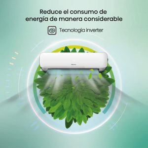 Aire acondicionado consumo 9000 BTU 220v Inverter HISENSE LUSO AS-09TR2SYDTG03