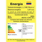 Aire Acondicionado Midea 12000 BTU Convencional Forest ON | OFF 220 V [MSAFB-11CRN1-NC1] - [MOX13011CN1-NC1]