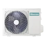 Unidad condensadora del aire acondicionado Hisense para refrigeración eficiente.