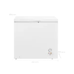 Medidas del congelador Hisense BD-144 con ancho de 625 mm y altura de 854 mm