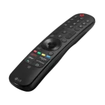 Control Remoto LG Magic AN-MR22GN en vista angular, diseñado para navegación intuitiva y control de aplicaciones Smart TV como Netflix y Prime Video.