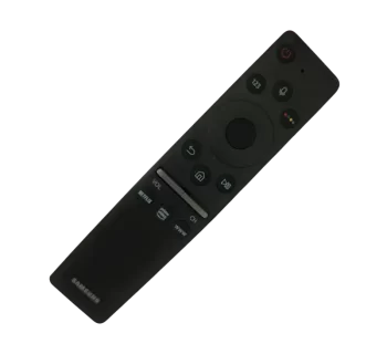 Control remoto Samsung BN59-01312M para Smart TV con botones de acceso a aplicaciones.