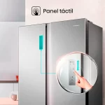 Control digital táctil del Nevecon Hisense BCD-518 para ajuste de temperatura