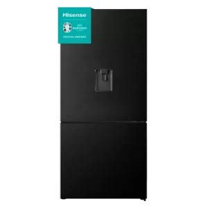 Nevera Hisense BCD-468W negra con dispensador de agua