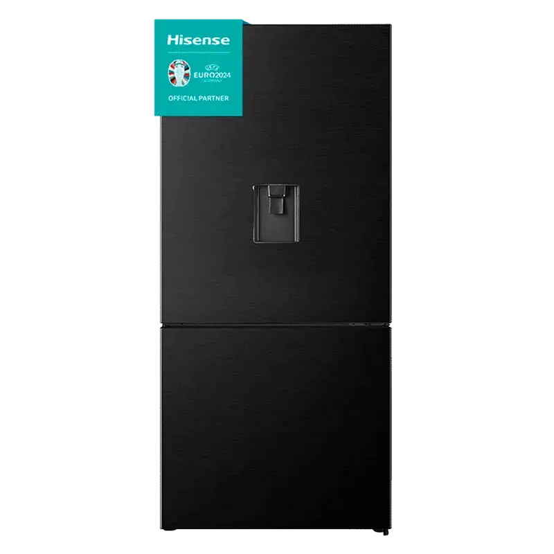 Nevera Hisense BCD-468W negra con dispensador de agua