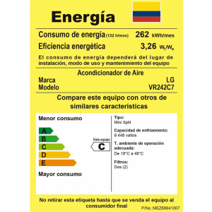 Aire Acondicionado LG 24000 BTU Inverter 220V características, opiniones sobre Aire Acondicionado LG 24000 BTU Inverter 220V, mejores precios de Aire Acondicionado LG 24000 BTU Inverter 220V, comparativas de Aire Acondicionado LG 24000 BTU Inverter 220V, ofertas en Aire Acondicionado LG 24000 BTU Inverter 220V, dónde comprar Aire Acondicionado LG 24000 BTU Inverter 220V, reseñas de Aire Acondicionado LG 24000 BTU Inverter 220V, descuentos en Aire Acondicionado LG 24000 BTU Inverter 220V, especificaciones técnicas de Aire Acondicionado LG 24000 BTU Inverter 220V, garantía para Aire Acondicionado LG 24000 BTU Inverter 220V