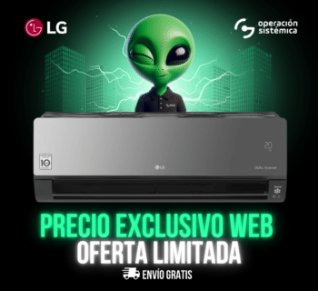 Aire Acondicionado LG 12000 BTU Inverter ARTCOOL VR122C7