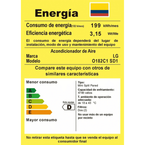 Aire Acondicionado LG 18000 BTU Convencional 220V O182C1 características, opiniones sobre Aire Acondicionado LG 18000 BTU Convencional 220V O182C1, mejores precios de Aire Acondicionado LG 18000 BTU Convencional 220V O182C1, comparativas de Aire Acondicionado LG 18000 BTU Convencional 220V O182C1, ofertas en Aire Acondicionado LG 18000 BTU Convencional 220V O182C1, dónde comprar Aire Acondicionado LG 18000 BTU Convencional 220V O182C1, reseñas de Aire Acondicionado LG 18000 BTU Convencional 220V O182C1, descuentos en Aire Acondicionado LG 18000 BTU Convencional 220V O182C1, especificaciones técnicas de Aire Acondicionado LG 18000 BTU Convencional 220V O182C1, garantía para Aire Acondicionado LG 18000 BTU Convencional 220V O182C1