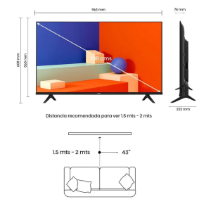 Televisor Hisense 43 pulgadas LED UHD 4K Smart TV 43A6K, Comprar Hisense 43A6K Smart TV, Precio Televisor LED 43 pulgadas Hisense, Ofertas Smart TV Hisense 43 UHD 4K, Hisense 43 pulgadas LED TV comprar, Dónde comprar Hisense 43A6K LED Smart TV, Televisor Hisense 43A6K UHD 4K precio, Mejores ofertas Hisense 43 pulgadas Smart TV UHD, Compra online Hisense LED TV 43 pulgadas Smart, Descuentos Hisense 43 UHD 4K LED Smart TV.