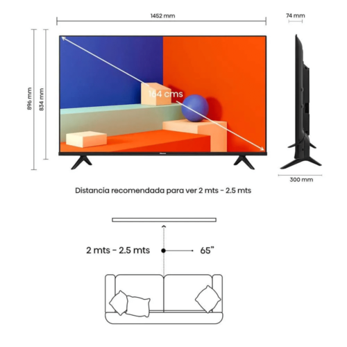 Televisor Hisense 65 pulgadas LED UHD 4K Smart TV 65A6K, Comprar Hisense 65A6K Smart TV, Precio Televisor LED 65 pulgadas Hisense, Ofertas Smart TV Hisense 65 UHD 4K, Hisense 65 pulgadas LED TV comprar, Dónde comprar Hisense 65A6K LED Smart TV, Televisor Hisense 65A6K UHD 4K precio, Mejores ofertas Hisense 65 pulgadas Smart TV UHD, Compra online Hisense LED TV 65 pulgadas Smart, Descuentos Hisense 65 UHD 4K LED Smart TV.