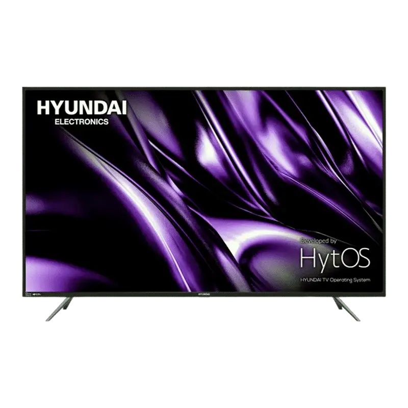 Televisor Hyundai HYLEDKM con sistema operativo HytOS y pantalla 4K.