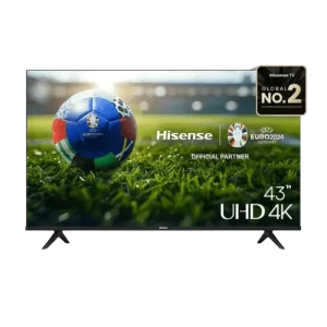 Televisor Hisense 43 pulgadas UHD 4K, patrocinador oficial de la Euro 2024.