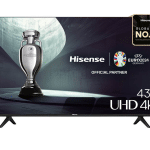 Hisense Televisor Smart 43 pulgadas 43A6HV OS VIDAA UHD | 4K [DTS Virtual X][HDR][Dolby Vision] Control Remoto Con Comando De Voz Alta Calidad