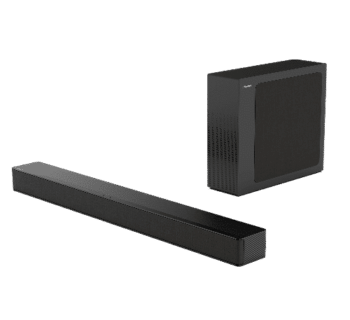 Hisense Barra de Sonido 2.1 Ch 240W con DTS Virtual X, Subwoofer, HDMI eARC y Bluetooth