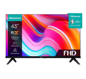 Hisense Televisor Smart 43" 43A4K OS VIDAA