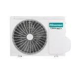 Control remoto del aire acondicionado Hisense perla, mostrando funciones avanzadas y diseño intuitivo.