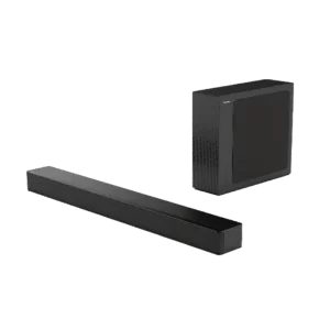 Barra de sonido Hisense 2.1 Ch 240W con subwoofer inalámbrico, HDMI eARC y Bluetooth.