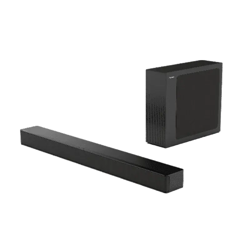 Barra de sonido Hisense 2.1 Ch 240W con subwoofer inalámbrico, HDMI eARC y Bluetooth.