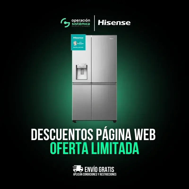 Nevecon Hisense en promoción con envío gratis