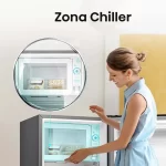 Zona Chiller de la nevera Hisense 179L BC179R/HC1, ideal para conservar alimentos frescos a temperaturas óptimas.