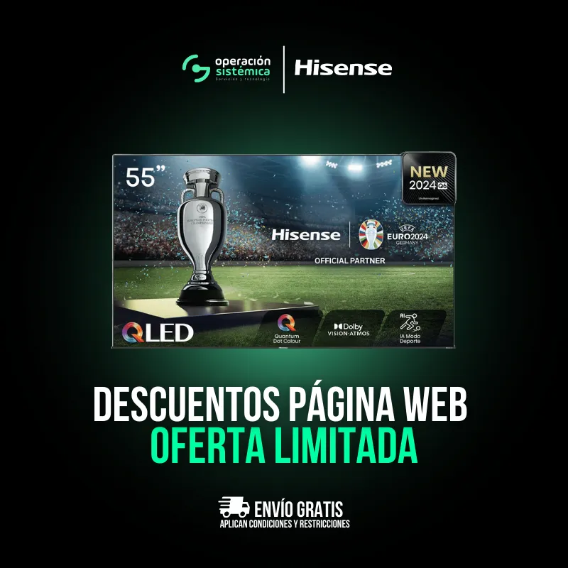 Hisense Televisor Smart 55 pulgadas 55Q6N