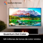 Televisor Hisense 75U7N con tecnología ULED Mini-LED y Quantum Dot Color.