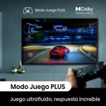 Modo Juego Plus en el televisor Hisense 50Q6N para una experiencia fluida.