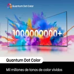 Televisor Hisense 50Q6N con tecnología QLED y Quantum Dot Color.