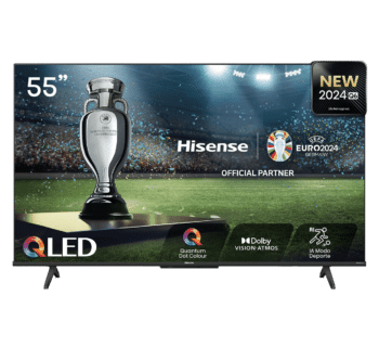 Hisense Televisor Smart 55" 55Q6N Google TV UHD -4K QLED -Quantum Dot Color -Incluye Control Remoto Con Comando De Voz