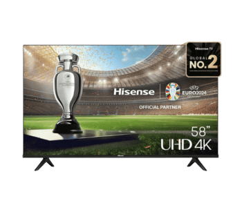 Hisense Televisor Smart 58" 58A6K OS VIDAA UHD | 4K [DTS Virtual X][HDR][Dolby Vision] Control Remoto Con Comando de voz