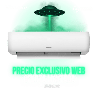 [18000 BTU 220V Inverter R410A] Aire Acondicionado Hisense Serie Perla Inverter [AS-18TW3SXATV]