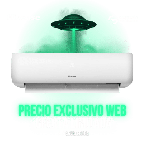 [18000 BTU 220V Inverter R410A] Aire Acondicionado Hisense Serie Perla Inverter [AS-18TW3SXATV]