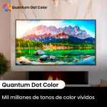 Hisense Televisor Smart 75 pulgadas 75U7N Google TV UHD 4K -MiniLED/HDR -Refresh Rate 144Hz -Quantum Dot Color -Incluye Control Remoto Con Comando De Voz