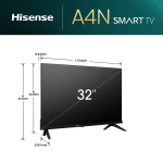 Televisor Smart Hisense 32A4N