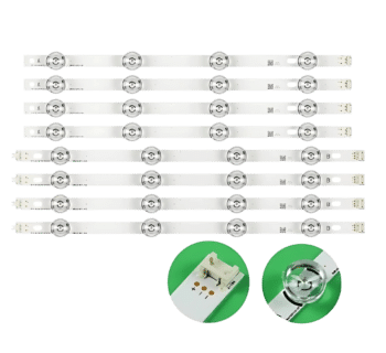 Kit de Barras Led Compatible Con los televisores modelo 42LB550T, 42LB580T, 42LB620T, 42LB650T, 42LF585T, 42LF640T, 42LY340C, 42LY540S, 42LB6500, 42LS33A-5B, 42LY760H