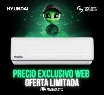 12000 BTU 110V ON/OFF R410A -Aire Acondicionado Hyundai -HY12K120AC