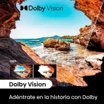 Comparación de imagen con y sin Dolby Vision en televisor Hisense A6N.